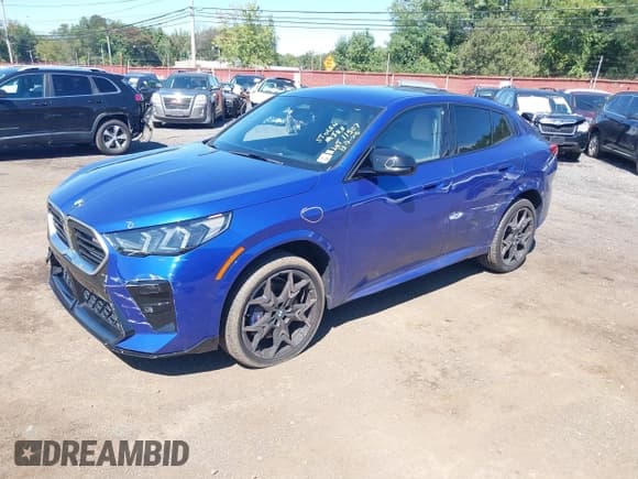 ✅ 2024 BMW X2 M35i • VIN: WBX83GM00R5Y61789 • Lot: 43167384. Listed on IAAI with 38,013 mi. Free auction sales archive from the USA and detailed vehicle history report at DreamBid. Image 2.