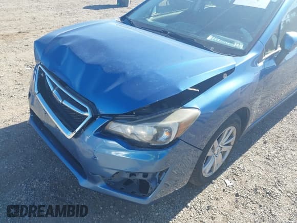 ✅ 2015 Subaru Impreza Premium • VIN: JF1GPAC68F8201080 • Lot: 43634212. Listed on IAAI with 204,945 mi. Free auction sales archive from the USA and detailed vehicle history report at DreamBid. Image 6.