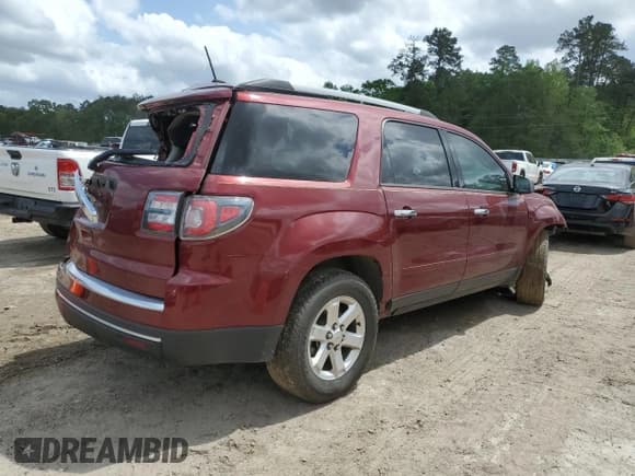 ✅ 2015 GMC Acadia SLE • VIN: 1GKKRPKD6FJ303640 • Lot: 51787665. Listed on Copart with 52,426 mi. Free auction sales archive from the USA and detailed vehicle history report at DreamBid. Image 3.
