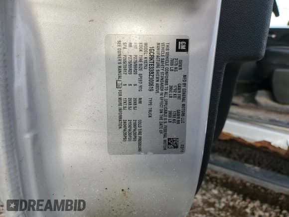 ✅ 2011 Chevrolet Silverado 1500 LTZ • VIN: 1GCRKTE33BZ300619 • Lot: 91894215. Listed on Copart with 204,587 mi. Free auction sales archive from the USA and detailed vehicle history report at DreamBid. Image 12.