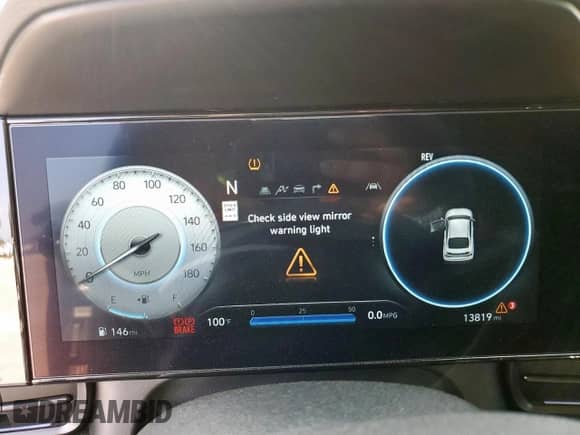 ✅ 2024 Hyundai Elantra • VIN: KMHLW4DK6RU021113 • Lot: 65016915. Listed on Copart with 13,819 mi miles. Access the free auction sales archive from the USA and view a detailed vehicle history report at DreamBid. Image 9.