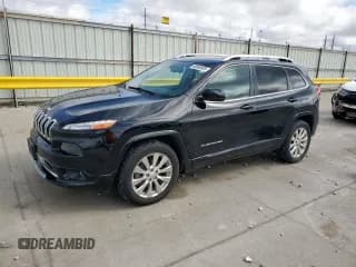 ✅ 2018 Jeep Cherokee Overland • VIN: 1C4PJMJX4JD594388 • Lot: 80893025. Listed on Copart with 138,190 mi. Free auction sales archive from the USA and detailed vehicle history report at DreamBid. Image 1.