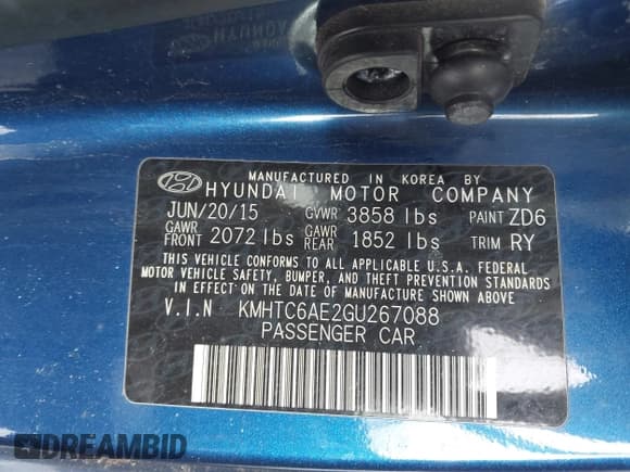 ✅ 2016 Hyundai Veloster Turbo Rally Edition • VIN: KMHTC6AE2GU267088 • Lot: 41561388. Wystawiony na IAAI z przebiegiem 98 157 mil. Bezpłatny archiwum sprzedaży aukcyjnych z USA i szczegółowy raport historii pojazdu na DreamBid. Zdjęcie 9.