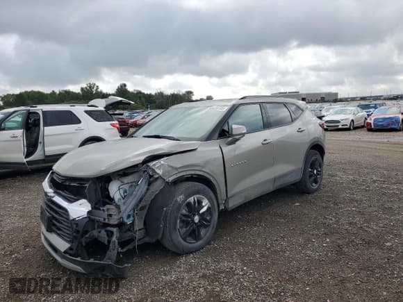 ✅ 2021 Chevrolet Blazer LT • VIN: 3GNKBJRS7MS529349 • Lot: 80638185. Listed on Copart with 67,984 mi. Free auction sales archive from the USA and detailed vehicle history report at DreamBid. Image 1.