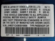 ✅ 2011 Honda CR-Z • VIN: JHMZF1C43BS015656 • Lot: 84283084. Listed on Copart with 161,025 mi. Free auction sales archive from the USA and detailed vehicle history report at DreamBid. Image 14.