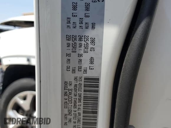 ✅ 2020 Jeep Compass Limited • VIN: 3C4NJDCB7LT116942 • Lot: 59010775. Listed on Copart with 74,888 mi. Free auction sales archive from the USA and detailed vehicle history report at DreamBid. Image 13.