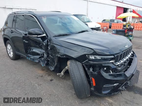 ✅ 2023 Jeep Grand Cherokee Limited • VIN: 1C4RJHBG9PC527959 • Lot: 43205765. Wystawiony na IAAI z przebiegiem 58 335 mil. Bezpłatny archiwum sprzedaży aukcyjnych z USA i szczegółowy raport historii pojazdu na DreamBid. Zdjęcie 1.