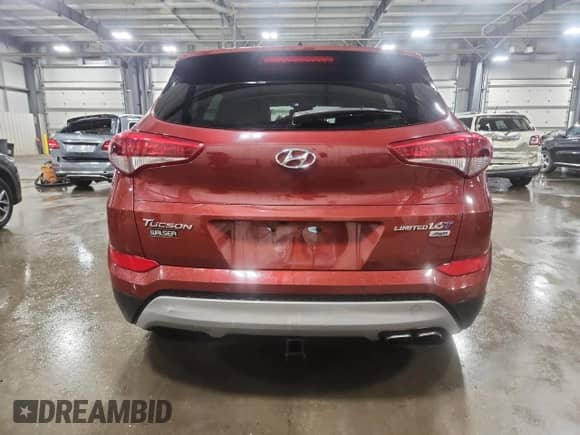 2018 Hyundai Tucson Limited z VIN KM8J3CA23JU831382, wystawiony jako Copart lot #81015585 z przebiegiem 214 735 mil mil oraz Szkoda całkowita • Salvage title. Historia ofert i sprzedaży dostępna na DreamBid. Obrazek 6.
