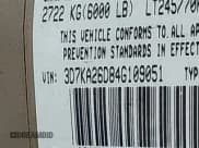 ✅ 2004 Dodge RAM • VIN: 3D7KA26D84G109051 • Lot: 43769160. Listed on IAAI with Not provided. Free auction sales archive from the USA and detailed vehicle history report at DreamBid. Image 9.