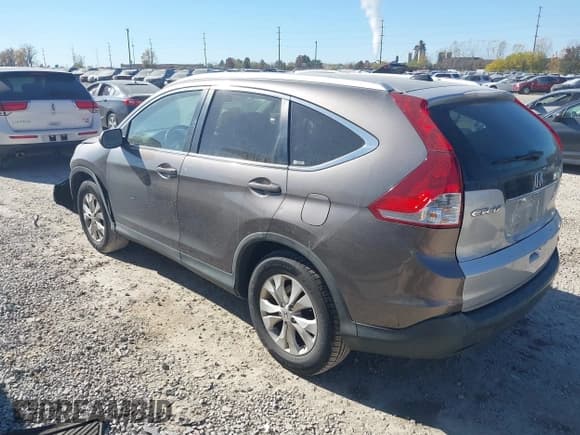 ✅ 2012 Honda CR-V EX-L • VIN: 5J6RM3H72C2010546 • Lot: 43625124. Listed on IAAI with 182,501 mi. Free auction sales archive from the USA and detailed vehicle history report at DreamBid. Image 3.