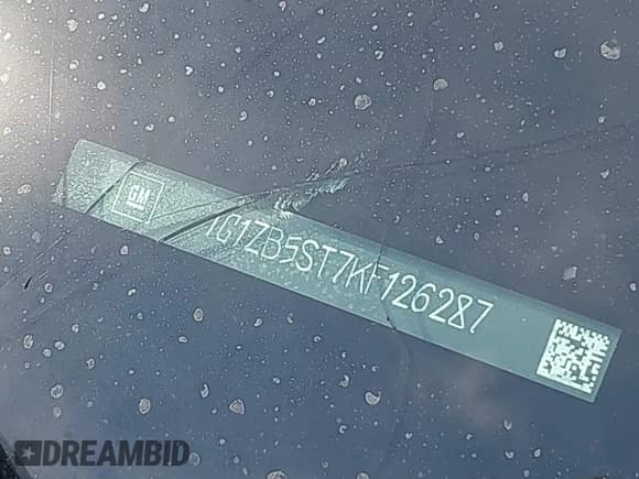 2019 Chevrolet Malibu LS with VIN 1G1ZB5ST7KF126287, listed as a IAAI auction lot 42952332 with 126,750 mi miles and . Bid and sale history available at DreamBid. Image 17.