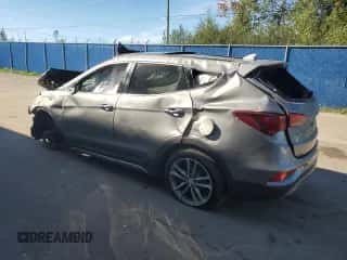 2017 Hyundai Santa Fe 2.0T with VIN 5XYZUDLA9HG475420, listed as a Copart auction lot 81584045 with Not provided miles and Non repairable. Bid and sale history available at DreamBid. Image 2.