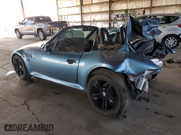 ✅ 1998 BMW 3 Series Z3 2.8 • VIN: 4USCJ3339WLC13860 • Лот: 52979865. Опубликован ранее на Copart с пробегом 78 124 миль. Бесплатный доступ к архиву аукционных продаж из США и подробный отчёт об истории автомобиля на DreamBid. Изображение 2.