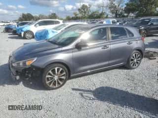 2018 Hyundai Elantra with VIN KMHH35LE8JU062251, listed as a Copart auction lot 90909065 with 64,411 mi miles and Clean title. Bid and sale history available at DreamBid. Image 1.