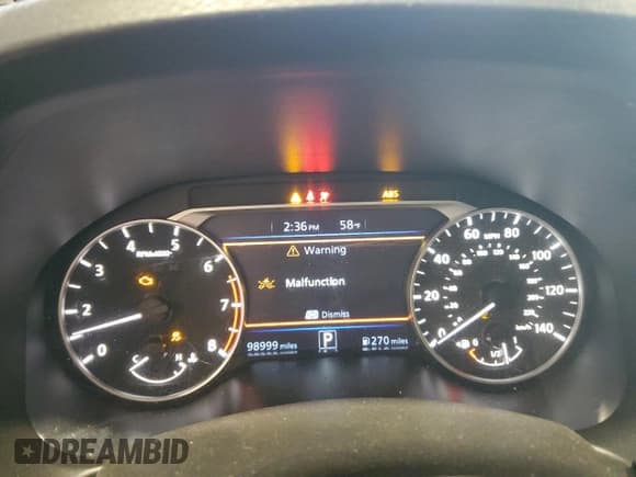 ✅ 2020 Nissan Altima S • VIN: 1N4BL4BV8LC207647 • Lot: 91041505. Listed on Copart with 98,999 mi. Free auction sales archive from the USA and detailed vehicle history report at DreamBid. Image 9.