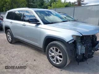 2021 Jeep Grand Cherokee Limited с VIN 1C4RJKBG8M8123093, выставлен на аукционе IAAI как лот 43164285 с пробегом 52 521 миль миль и . История ставок и продаж доступна на DreamBid. Изображение 1.
