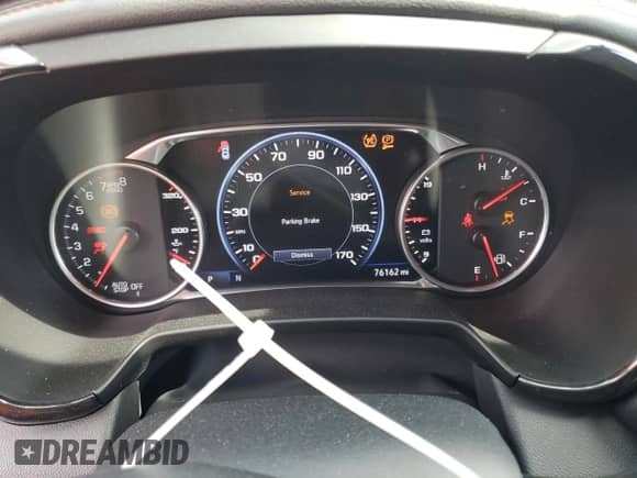 2020 Chevrolet Blazer RS z VIN 3GNKBERS6LS661167, wystawiony jako Copart lot #80670105 z przebiegiem 76 162 mil mil oraz Szkoda całkowita • Salvage title. Historia ofert i sprzedaży dostępna na DreamBid. Obrazek 9.