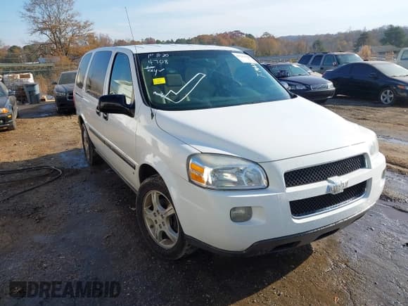 ✅ 2008 Chevrolet Uplander LS • VIN: 1GNDV23118D149290 • Лот: 43764708. Опубликован ранее на IAAI с пробегом 121 860 миль. Бесплатный доступ к архиву аукционных продаж из США и подробный отчёт об истории автомобиля на DreamBid. Изображение 1.