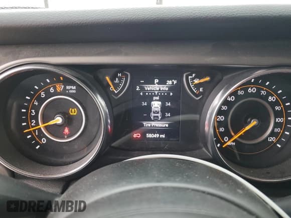 ✅ 2018 Jeep Wrangler Sport S • VIN: 1C4GJXAG0JW276564 • Lot: 85722374. Listed on Copart with 58,049 mi. Free auction sales archive from the USA and detailed vehicle history report at DreamBid. Image 9.