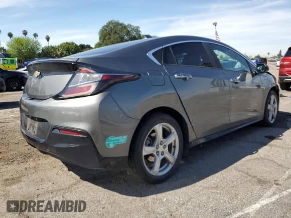 ✅ 2017 Chevrolet Volt LT • VIN: 1G1RC6S50HU160418 • Lot: 51332944. Listed on Copart with 88,163 mi. Free auction sales archive from the USA and detailed vehicle history report at DreamBid. Image 3.