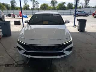 2024 Hyundai Elantra SEL with VIN KMHLM4DG6RU836168, listed as a Copart auction lot 70153455 with 10,358 mi miles and Salvage title. Bid and sale history available at DreamBid. Image 5.