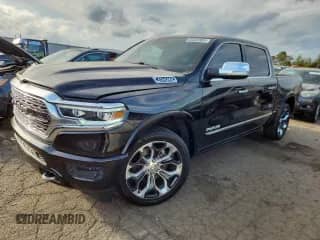 2019 Ram 1500 Limited z VIN 1C6SRFHT8KN924649, wystawiony jako Copart lot #85265985 z przebiegiem 79 638 mil mil oraz Szkoda całkowita • Salvage title. Historia ofert i sprzedaży dostępna na DreamBid. Obrazek 1.