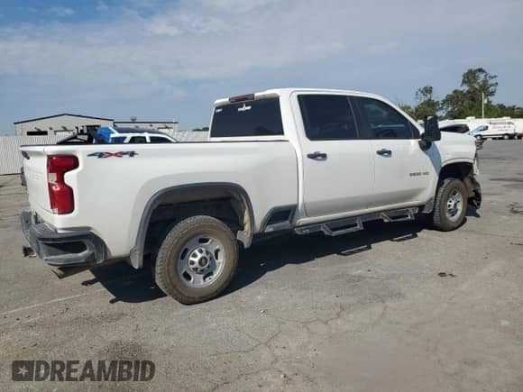 2020 Chevrolet Silverado 2500HD Work Truck z VIN 1GC1YLE76LF331137, wystawiony jako Copart lot #80675365 z przebiegiem 156 126 mil mil oraz Szkoda całkowita • Salvage title. Historia ofert i sprzedaży dostępna na DreamBid. Obrazek 3.