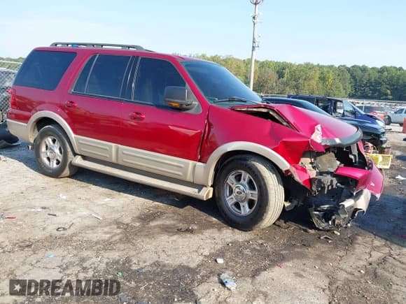 ✅ 2005 Ford Expedition Eddie Bauer • VIN: 1FMFU17515LB00471 • Lot: 43245952. Wystawiony na IAAI z przebiegiem 416 066 mil. Bezpłatny archiwum sprzedaży aukcyjnych z USA i szczegółowy raport historii pojazdu na DreamBid. Zdjęcie 1.