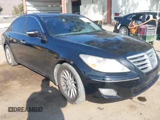 ✅ 2009 Hyundai Genesis • VIN: KMHGC46E69U046515 • Lot: 43634289. Listed on IAAI with 195,447 mi. Free auction sales archive from the USA and detailed vehicle history report at DreamBid. Image 1.