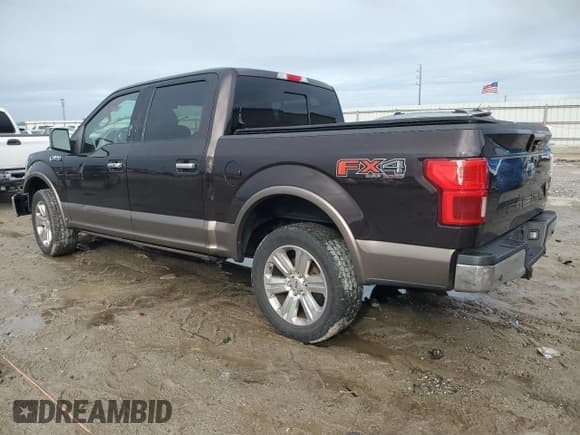 ✅ 2019 Ford F-150 Lariat • VIN: 1FTEW1E46KFB12436 • Lot: 82303195. Listed on Copart with 49,890 mi. Free auction sales archive from the USA and detailed vehicle history report at DreamBid. Image 2.