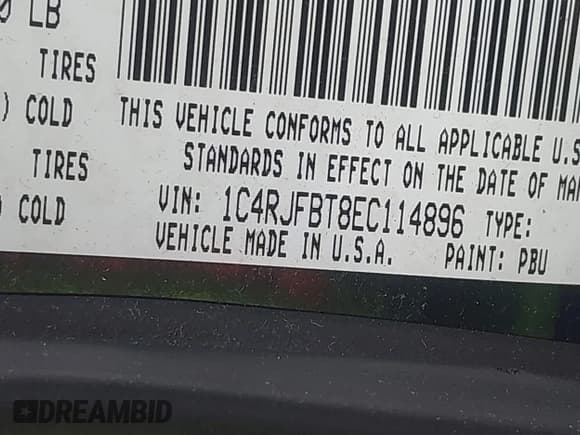 ✅ 2014 Jeep Grand Cherokee Limited • VIN: 1C4RJFBT8EC114896 • Lot: 41996876. Wystawiony na IAAI z przebiegiem 148 893 mil. Bezpłatny archiwum sprzedaży aukcyjnych z USA i szczegółowy raport historii pojazdu na DreamBid. Zdjęcie 9.