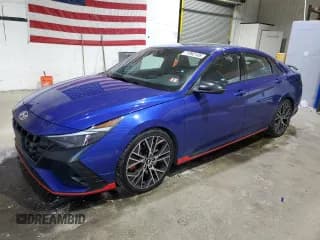 ✅ 2023 Hyundai Elantra • VIN: KMHLW4AK2PU018954 • Лот: 71992135. Опубликован ранее на Copart с пробегом 26 309 миль. Бесплатный доступ к архиву аукционных продаж из США и подробный отчёт об истории автомобиля на DreamBid. Изображение 1.