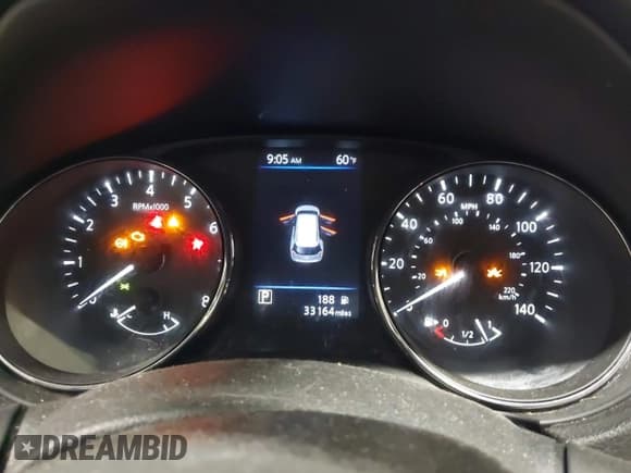 ✅ 2020 Nissan Rogue SL • VIN: 5N1AT2MV0LC737498 • Lot: 42362741. Listed on IAAI with 33,164 mi. Free auction sales archive from the USA and detailed vehicle history report at DreamBid. Image 7.