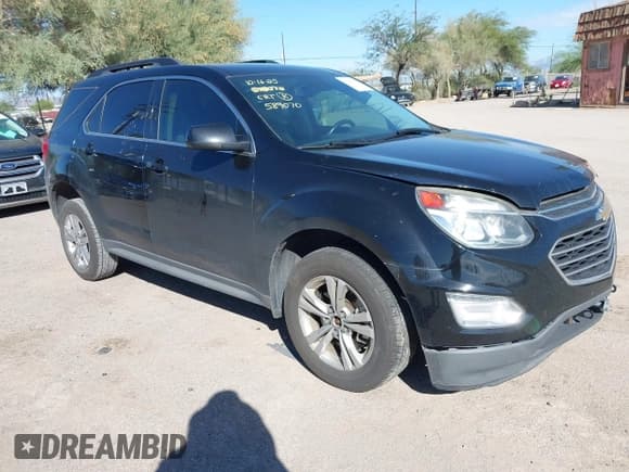 ✅ 2016 Chevrolet Equinox LT • VIN: 2GNALCEK8G6276409 • Lot: 43483937. Listed on IAAI with 82,034 mi. Free auction sales archive from the USA and detailed vehicle history report at DreamBid. Image 1.