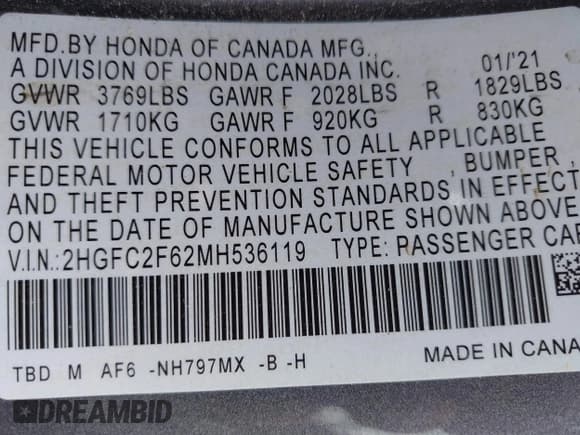 ✅ 2021 Honda Civic LX • VIN: 2HGFC2F62MH536119 • Lot: 42123879. Wystawiony na IAAI z przebiegiem 24 546 mil. Bezpłatny archiwum sprzedaży aukcyjnych z USA i szczegółowy raport historii pojazdu na DreamBid. Zdjęcie 9.