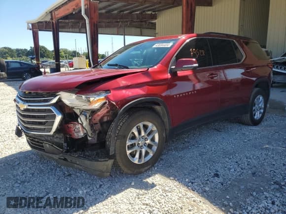 ✅ 2021 Chevrolet Traverse LT Cloth • VIN: 1GNERGKW9MJ155093 • Lot: 43694404. Wystawiony na Copart z przebiegiem 79 528 mil. Bezpłatny archiwum sprzedaży aukcyjnych z USA i szczegółowy raport historii pojazdu na DreamBid. Zdjęcie 1.