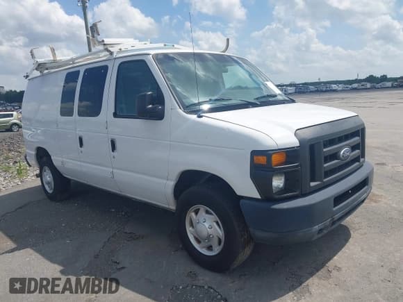 ✅ 2014 Ford Econoline Cargo Commercial • VIN: 1FTNE2EL4EDB06179 • Lot: 42512885. Listed on IAAI with 99,138 mi. Free auction sales archive from the USA and detailed vehicle history report at DreamBid. Image 1.