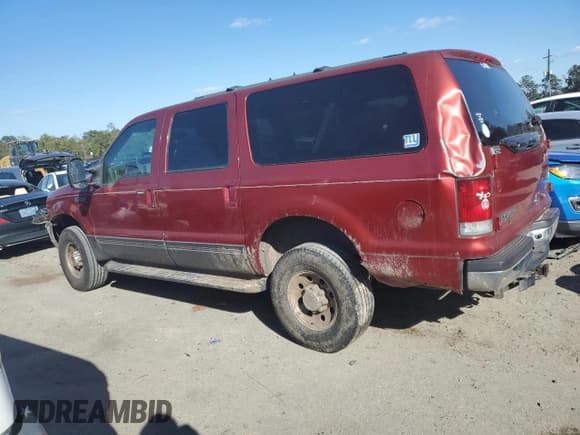 ✅ 2001 Ford Excursion XLT • VIN: 1FMNU41S91EB00633 • Lot: 82747134. Listed on Copart with 334,564 mi. Free auction sales archive from the USA and detailed vehicle history report at DreamBid. Image 2.