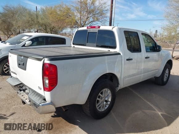 ✅ 2020 Nissan Frontier SV • VIN: 1N6ED0EA6LN722184 • Lot: 41635732. Listed on IAAI with 46,342 mi. Free auction sales archive from the USA and detailed vehicle history report at DreamBid. Image 4.