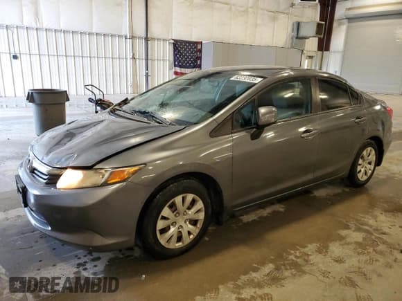 ✅ 2012 Honda Civic LX • VIN: 19XFB2F59CE342609 • Lot: 62232035. Wystawiony na Copart z przebiegiem 133 664 mil. Bezpłatny archiwum sprzedaży aukcyjnych z USA i szczegółowy raport historii pojazdu na DreamBid. Zdjęcie 1.