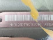 ✅ 1998 Nissan Altima XE • VIN: 1N4DL01D4WC185094 • Lot: 42637062. Listed on IAAI with 110,189 mi. Free auction sales archive from the USA and detailed vehicle history report at DreamBid. Image 9.