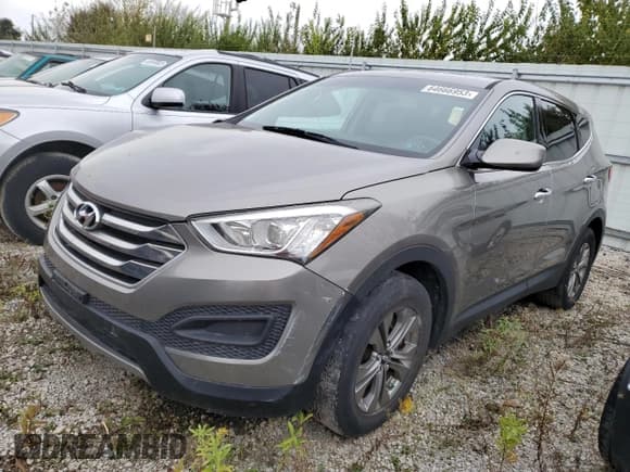 ✅ 2016 Hyundai Santa Fe • VIN: 5XYZTDLB0GG349716 • Лот: 64666953. Опубликован ранее на Copart с пробегом 99 980 миль. Бесплатный доступ к архиву аукционных продаж из США и подробный отчёт об истории автомобиля на DreamBid. Изображение 1.