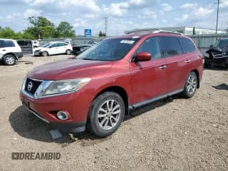 ✅ 2016 Nissan Pathfinder SV • VIN: 5N1AR2MN7GC619050 • Lot: 60570265. Listed on Copart with 66,520 mi. Free auction sales archive from the USA and detailed vehicle history report at DreamBid. Image 1.