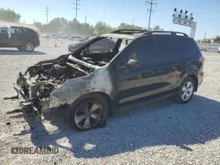 2015 Subaru Forester Premium с VIN JF2SJADC1FG598455, выставлен на аукционе Copart как лот 84889255 с пробегом Не указан миль и Списание • Salvage title. История ставок и продаж доступна на DreamBid. Изображение 1.