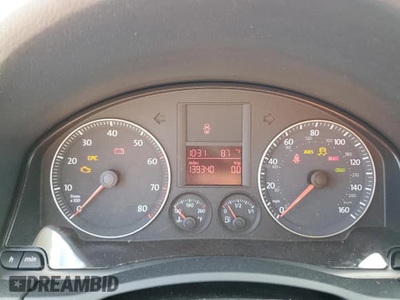 ✅ 2007 Volkswagen Rabbit • VIN: WVWCR71K47W067252 • Lot: 67704544. Listed on Copart with 139,340 mi. Free auction sales archive from the USA and detailed vehicle history report at DreamBid. Image 9.