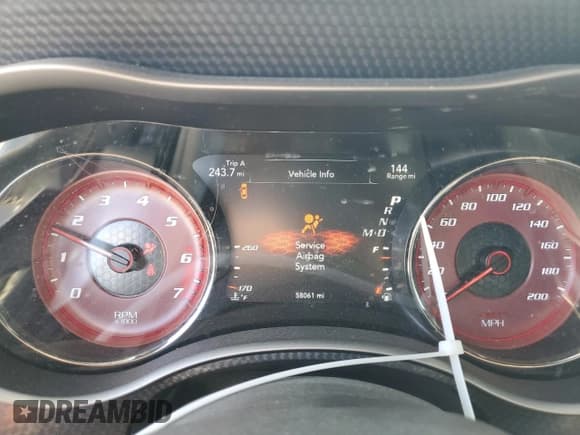 ✅ 2016 Dodge Charger SRT Hellcat • VIN: 2C3CDXL91GH338862 • Lot: 71837155. Listed on Copart with 58,061 mi. Free auction sales archive from the USA and detailed vehicle history report at DreamBid. Image 9.