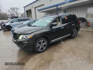 ✅ 2017 Nissan Pathfinder S • VIN: 5N1DR2MM5HC634197 • Lot: 91944645. Listed on Copart with 82,719 mi. Free auction sales archive from the USA and detailed vehicle history report at DreamBid. Image 1.