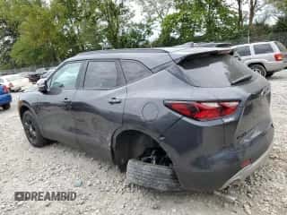 2022 Chevrolet Blazer LT with VIN 3GNKBCR4XNS220523, listed as a Copart auction lot 67065054 with 45,215 mi miles and Salvage title. Bid and sale history available at DreamBid. Image 2.