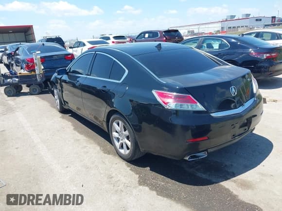 ✅ 2013 Acura TL • VIN: 19UUA8F24DA011476 • Lot: 42641680. Listed on IAAI with 165,717 mi. Free auction sales archive from the USA and detailed vehicle history report at DreamBid. Image 3.