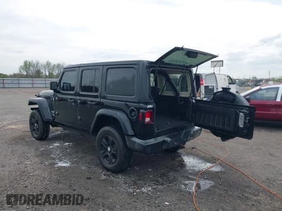 ✅ 2019 Jeep Wrangler Unlimited Sport • VIN: 1C4HJXDN4KW596289 • Lot: 41899208. Listed on IAAI with 103,693 mi. Free auction sales archive from the USA and detailed vehicle history report at DreamBid. Image 3.
